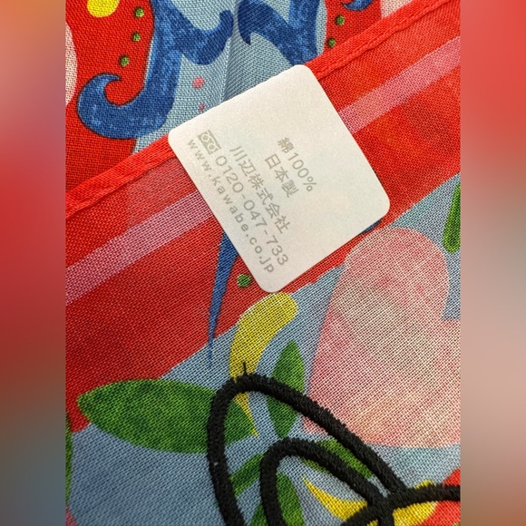 Vivienne Westwood scarf handkerchief bandana multi-purpose Japan Exclusive - Picture 9 of 9